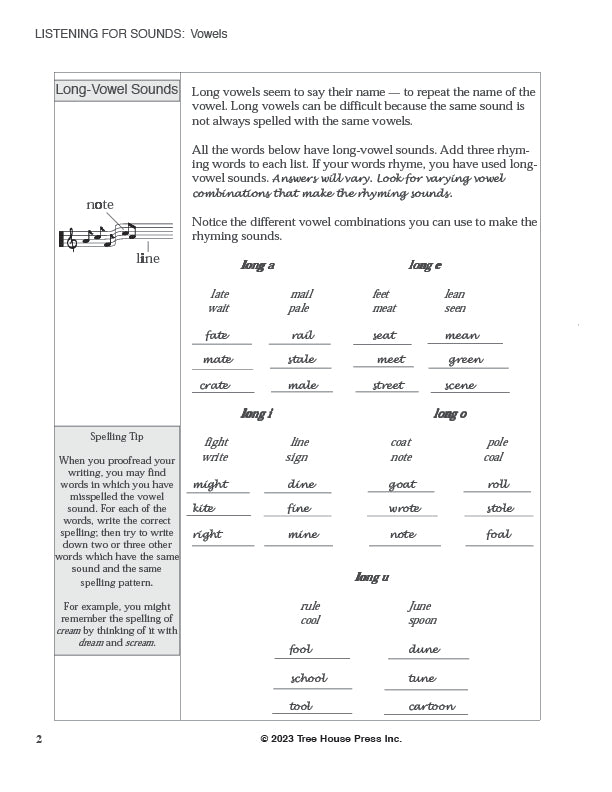 Spelling Essentials Grades 7-8 Answer Book (Download)