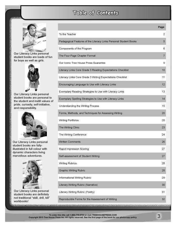 Literacy Links C Teaching and Assessment Guide sample page