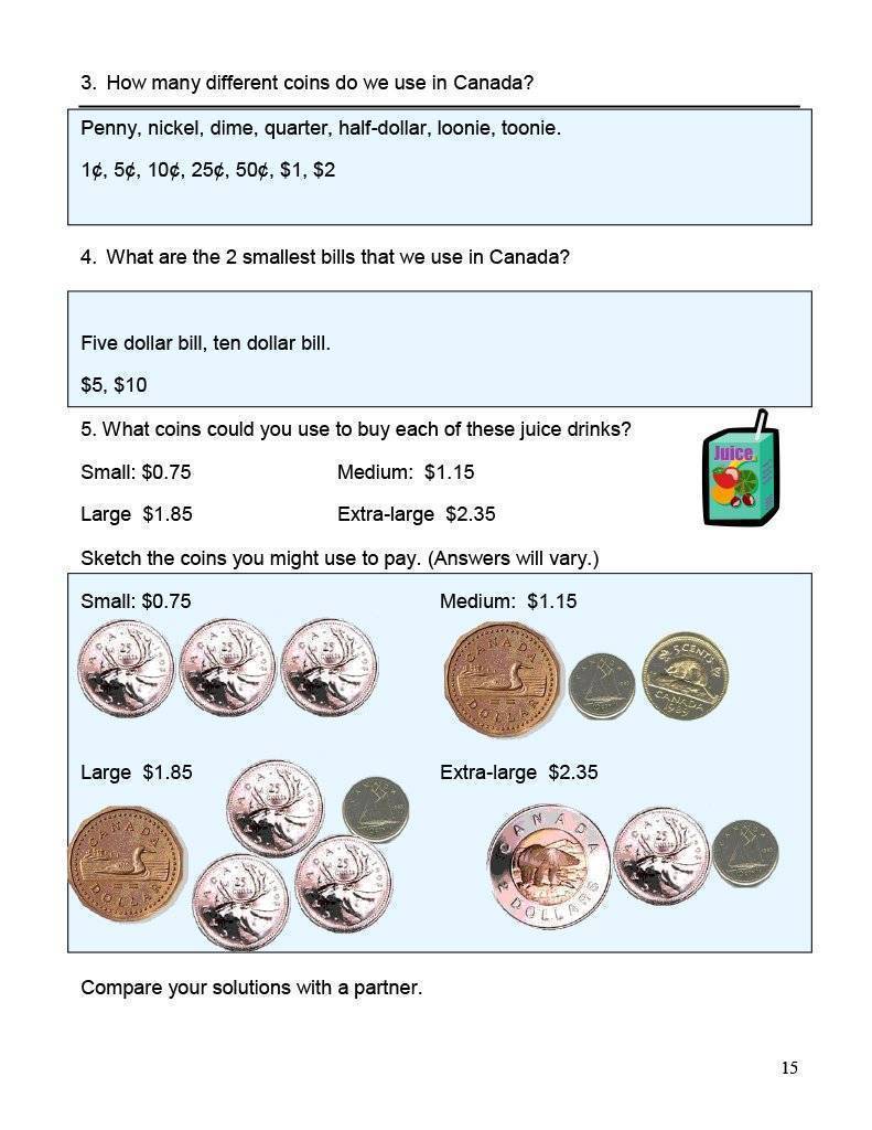Canadian Math 3 Answer Book (Download)