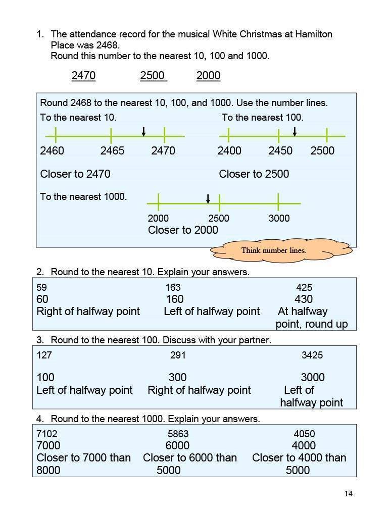 Canadian Math 4 Answer Book (Download)