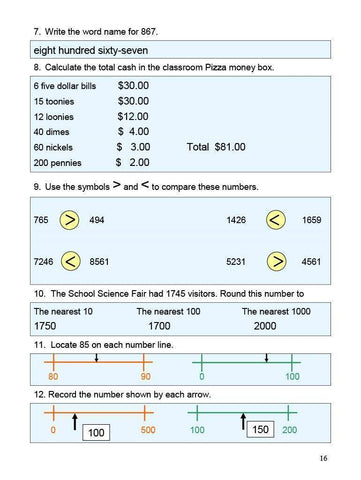 Image of Canadian Math 4 Answer Book (Download)