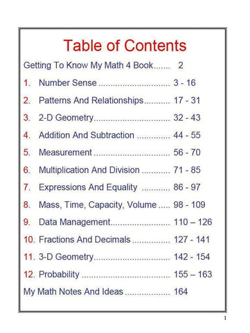 Image of Canadian Math 4 Answer Book (Download)