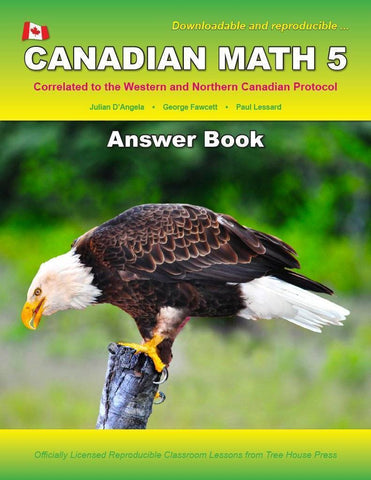Image of Canadian Math 5 Answer Book (Download)