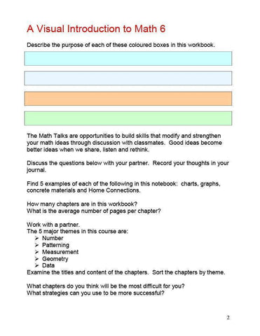 Image of Ontario Math 6 Answer Book (Download)