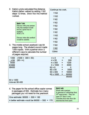 Image of Ontario Math 6 Answer Book (Download)