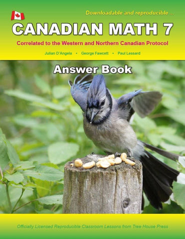 Image of Canadian Math 7 Answer Book (Download)