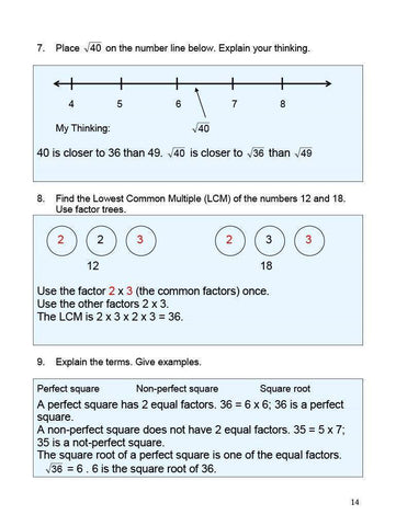 Image of Canadian Math 8 Answer Book (Download)