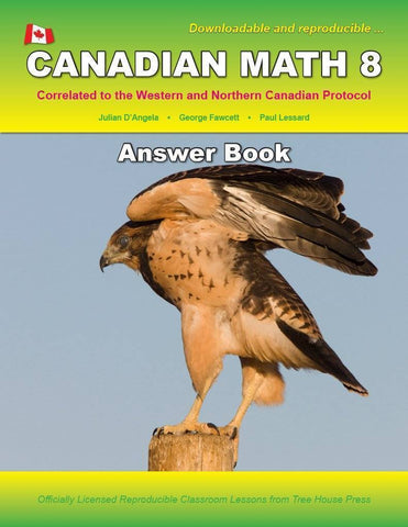 Image of Canadian Math 8 Answer Book (Download)