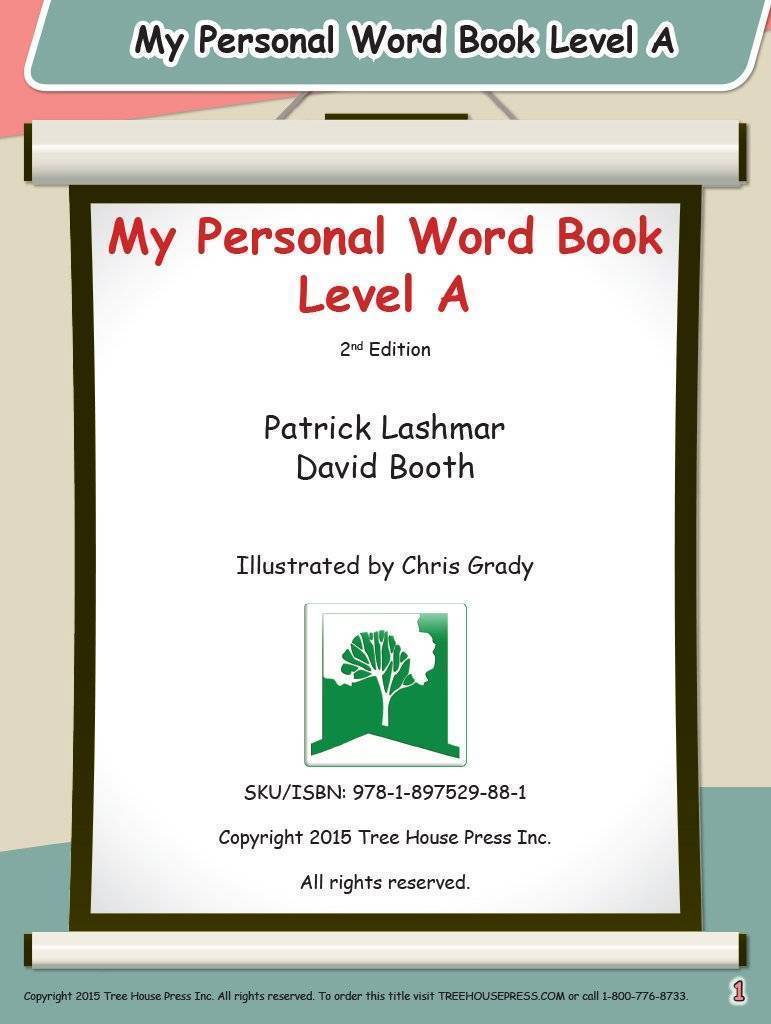 My Personal Word Book Level A