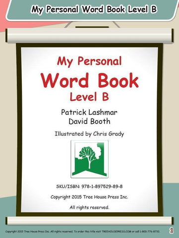 Image of My Personal Word Book Level B
