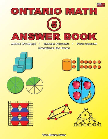 Image of Ontario Math 5 Answer Book
