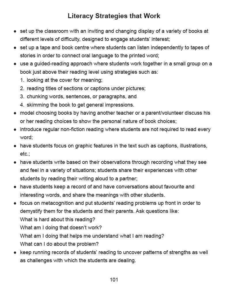 Ontario Reading 5 2nd Edition Assessment Guide