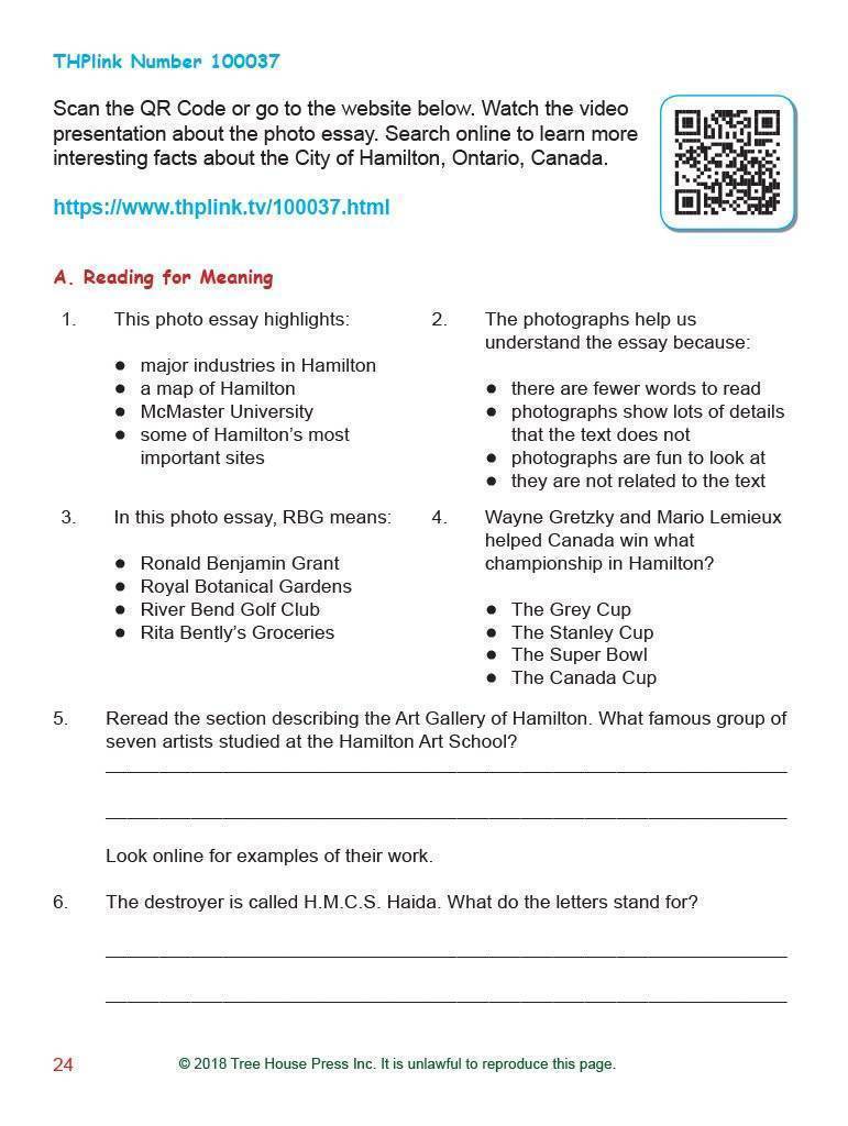 Ontario Reading 6 - 2nd Edition