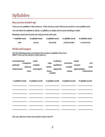 Image of Vocabulary Essentials 1 Reproducible (Download Only)
