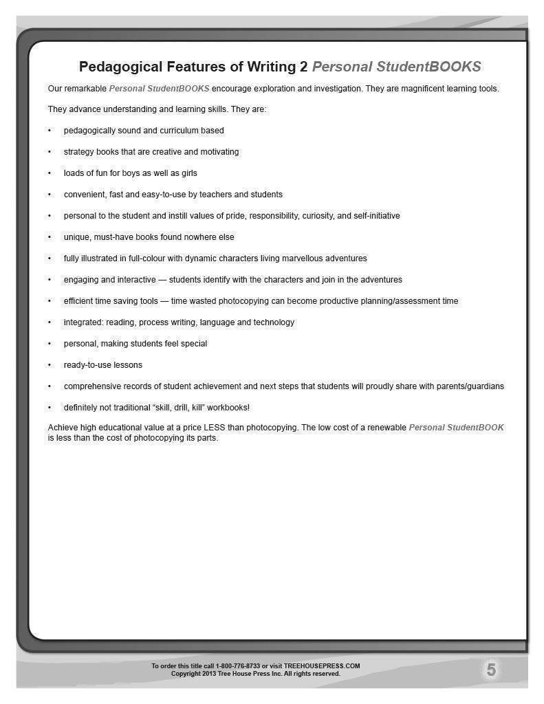 Writing 2 Teaching and Assessment Guide