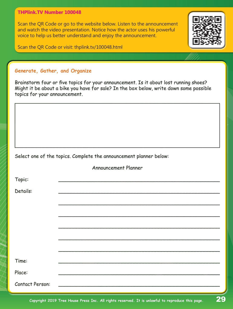 Technology-linked Writing 3