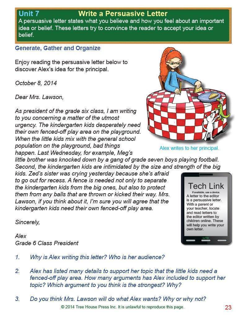 Technology Linked Writing 6