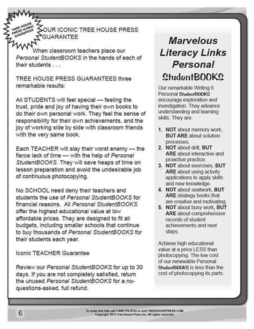 Image of Writing 6 Teaching and Assessment Guide