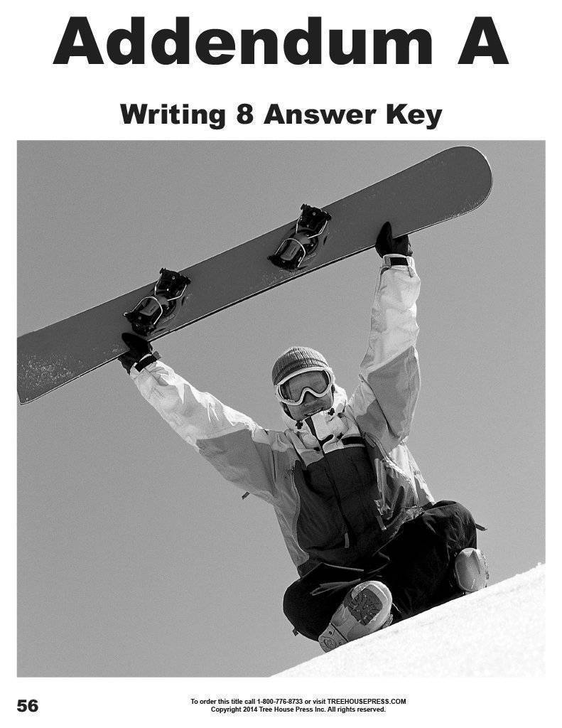 Writing 8 Teaching and Assessment Guide
