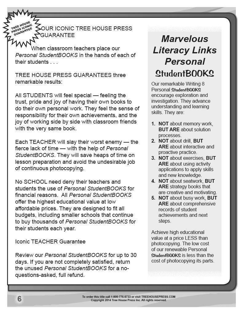 Writing 8 Teaching and Assessment Guide