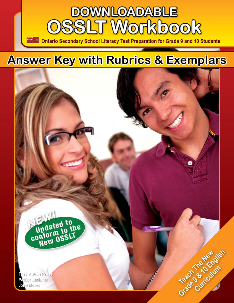 Osslt Questions Downloadable OSSLT Workbook Answer Key with Rubrics & Exemplars β TREE ...