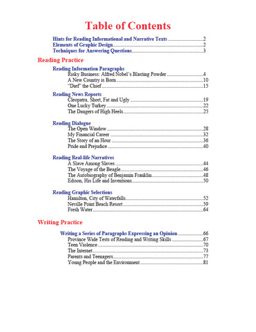 Image of Reading and Writing Essentials Grades 7-8 (Download)