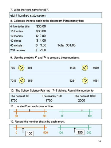 Ontario Math 4 Answer Book (Download)