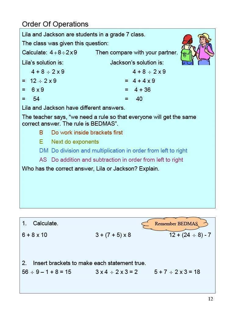 Canadian Math 7 Ontario Math 7 – TREE HOUSE PRESS