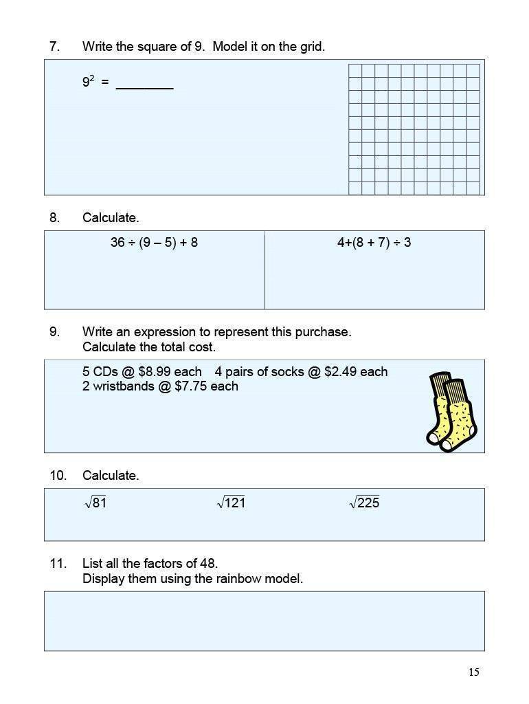 Canadian Math 7 Ontario Math 7 – TREE HOUSE PRESS