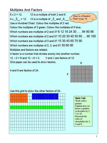 Image of Canadian Math 7 Answer Book (Download)