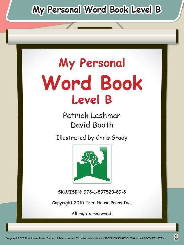 My Personal Word Book Level B