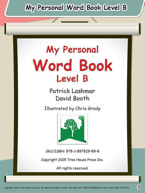 My Personal Word Book Level B