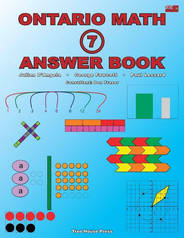 Image of Ontario Math 7 Answer Book