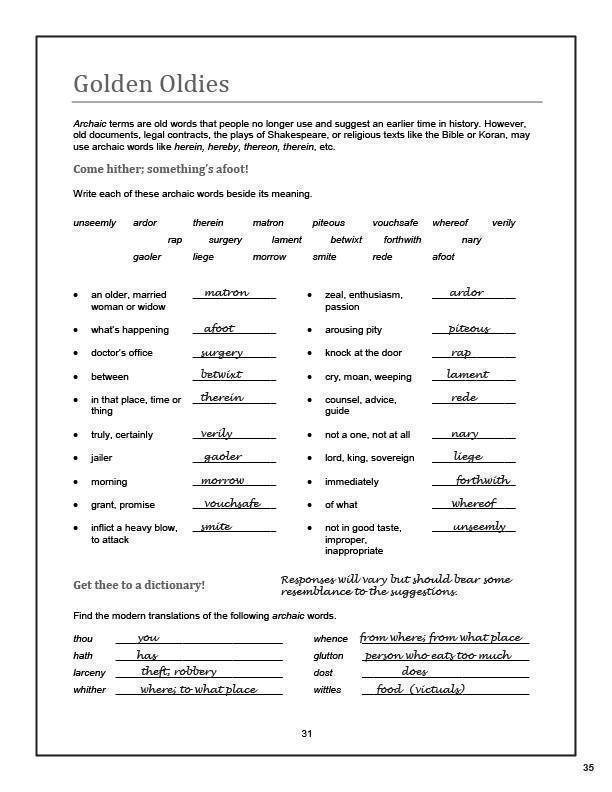 Vocabulary Essentials 2  Answer Book (Download Only)